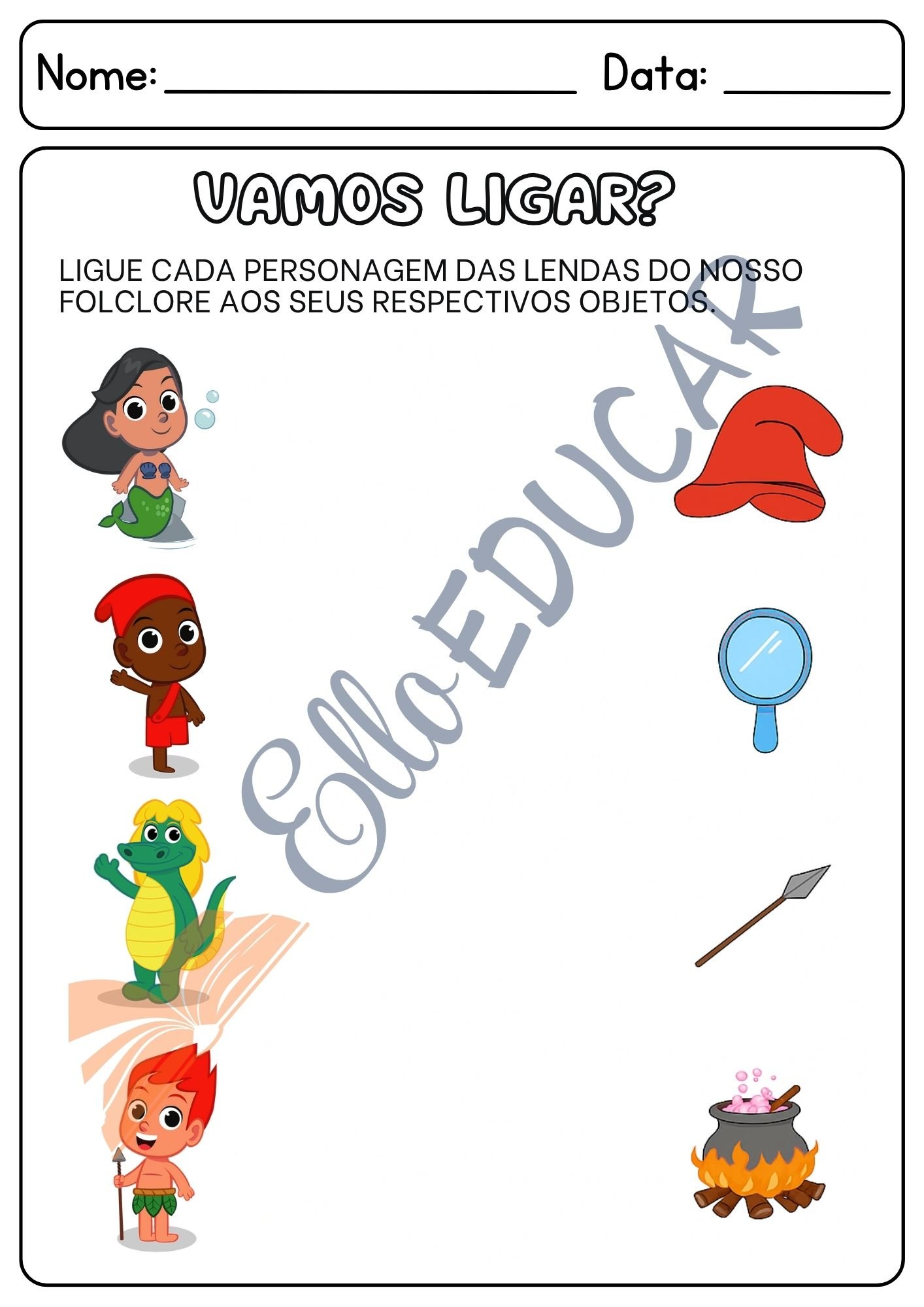 atividades do Folclore educação infantil