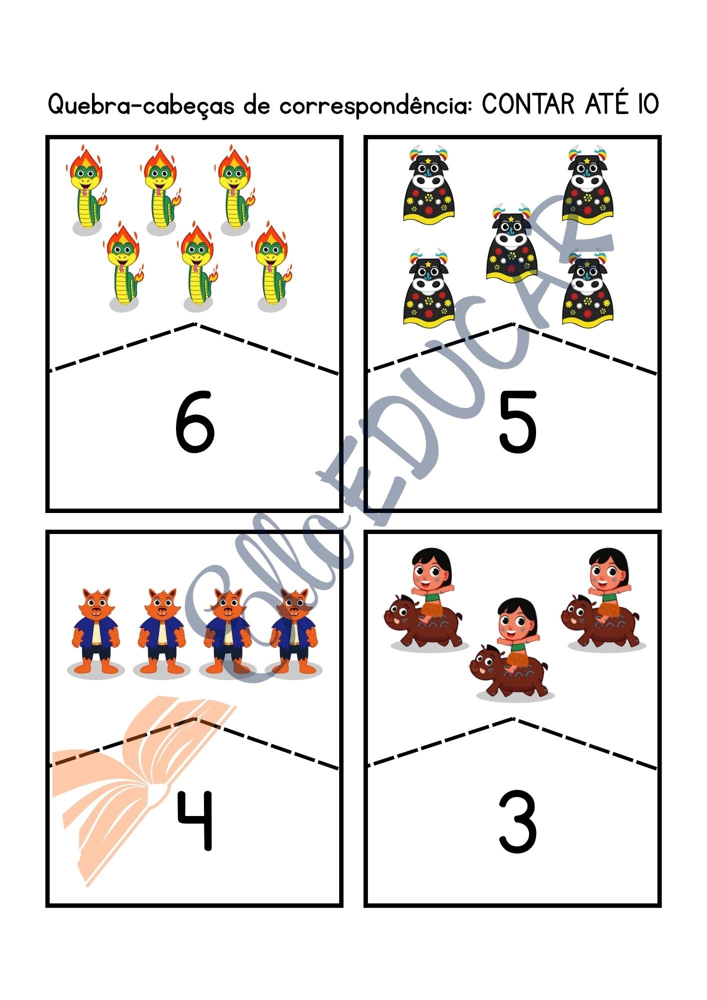 atividades do Folclore educação infantil